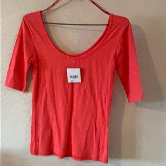 Tangerine color shirt - Picture 2 of 3